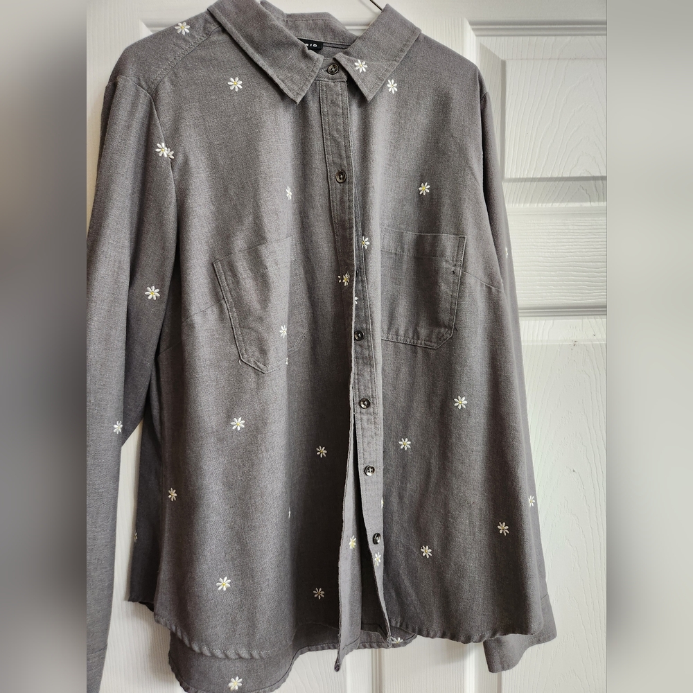 Torrid Floral Button Up
